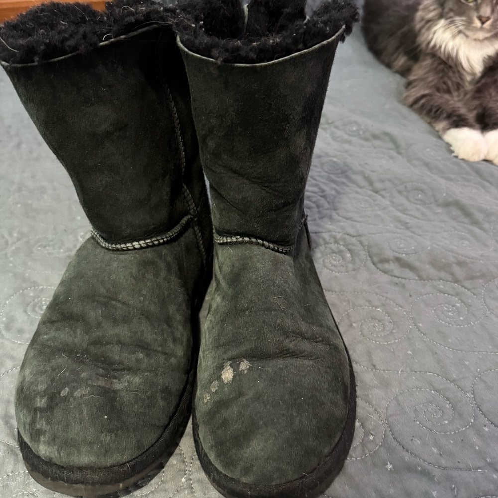 UGG Black Bailey Bow II